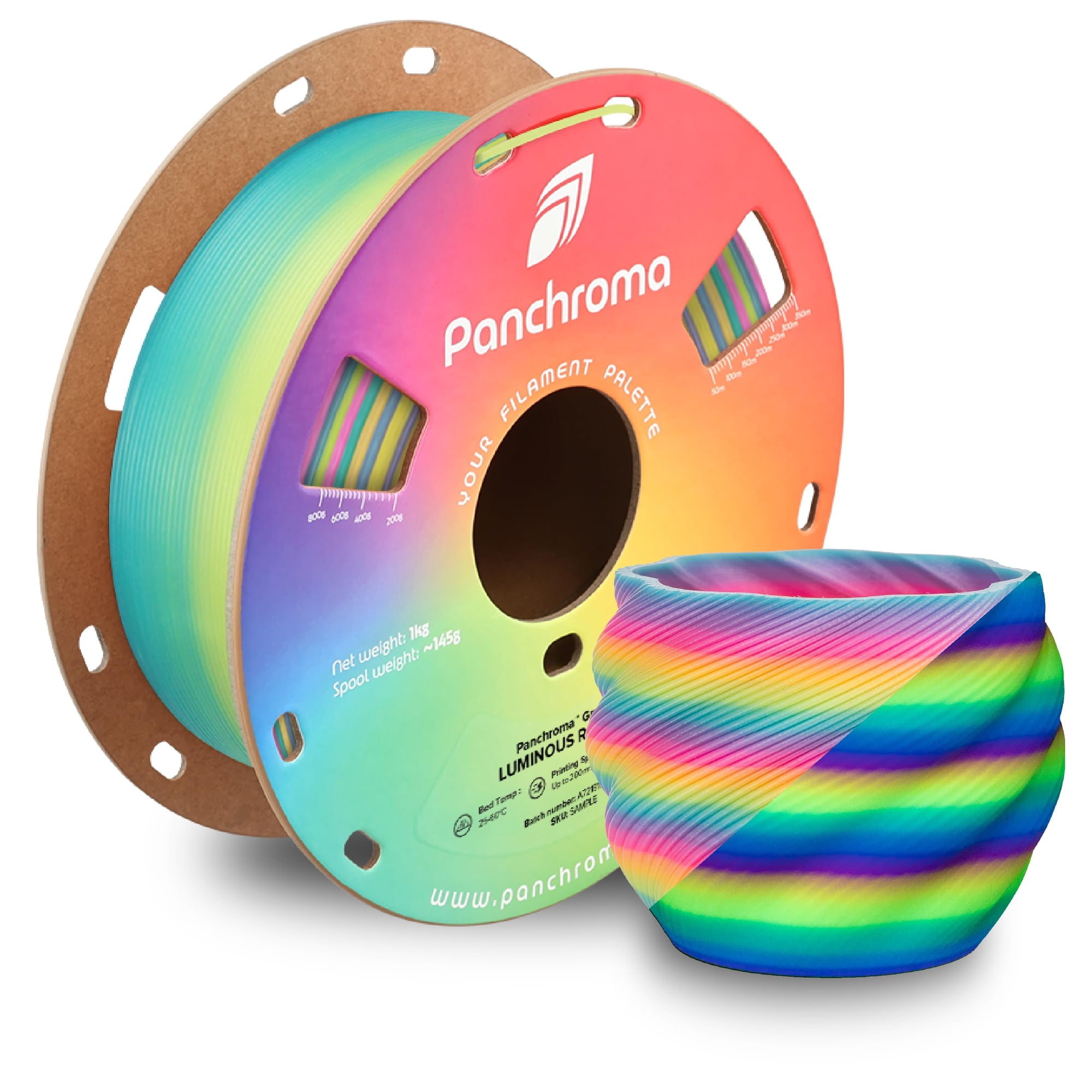 Filamento De Impresión 3d Polymaker Panchroma Pla 1.75 Mm 1 Kg