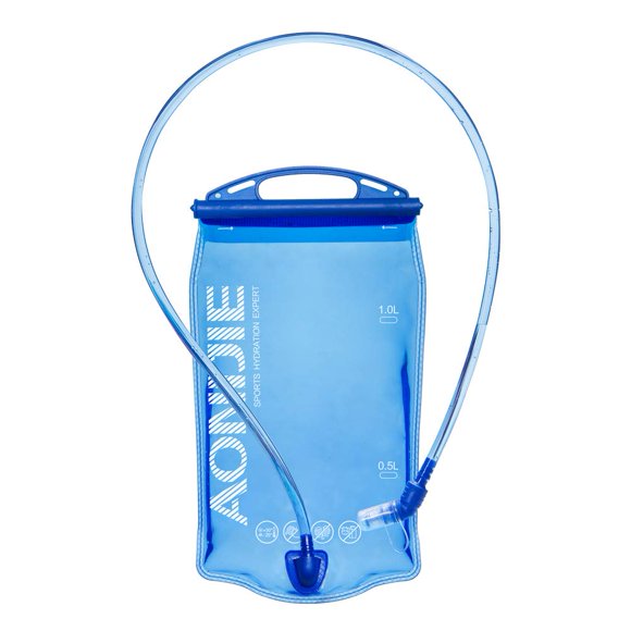 Depósito de agua AONIJIE a prueba de fugas de 1 litro para mochila/chaleco para correr