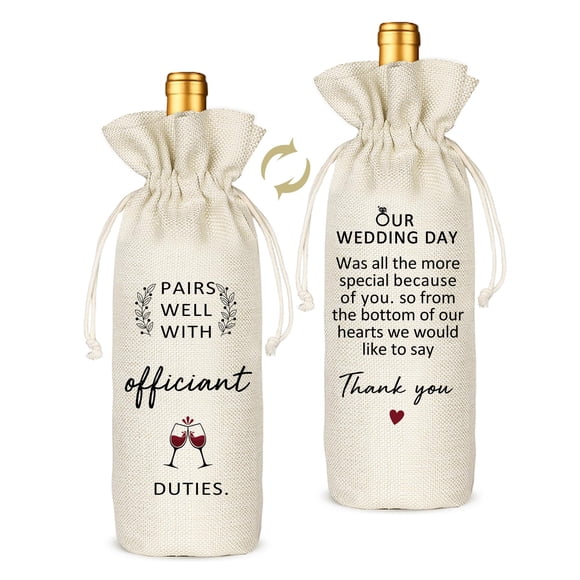 Bolsa de Vino para Boda TBITON 34x14 cm Beige‑Wedding02