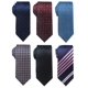 thumbnail image 1 of Corbata Passabin Pack de 6 - Azul, Rojo, Negro, Morado, 1 of 7