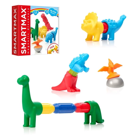 Set de construcción SmartMax My First Dinosaurs 1-5 Years with Soft Animals