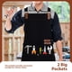 thumbnail image 4 of Delantal TREASO para hombre y mujer con correa ajustable negro, 4 of 7