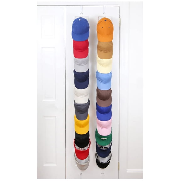 Organizador De Gorras Soporte Para 40 Gorras Blanco