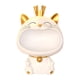 thumbnail image 3 of Figura De Gato Caja De Almacenamiento Novedad Escultura De Resina Estatua De Gato De La Suerte Decoración Estilo B Blanco, 3 of 5