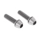thumbnail image 1 of 2 piezas de aleación de titanio bicicleta cabeza cónica tornillo tornillos arandela m5x20, plata, 1 of 5