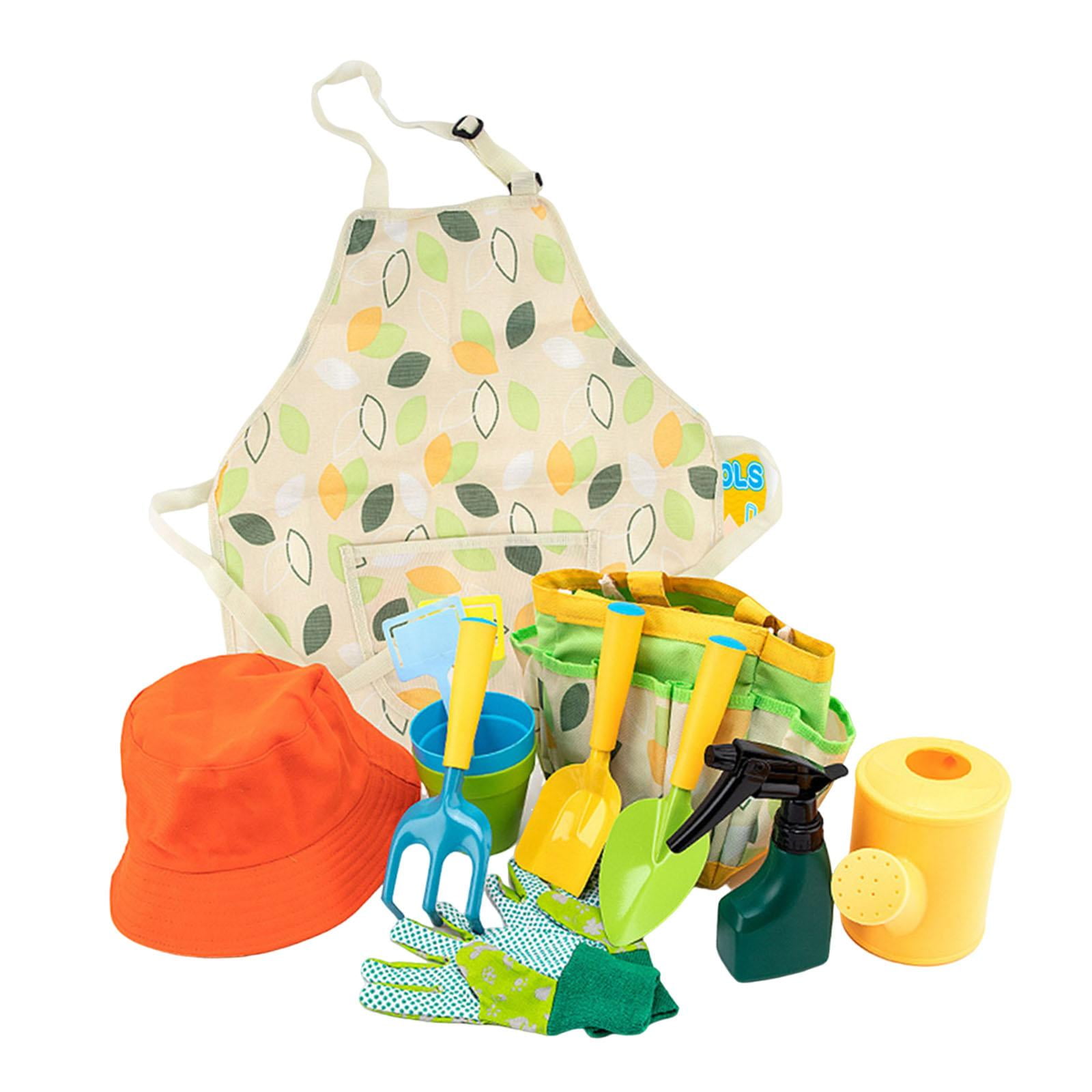 Magideal - Juego De Jardinería Para Niños, Herramienta De Mano Para Jardín, Playa, Arena, Regalos, Regadera, Maceta, Herramienta Multifuncional Para Jardín, Niño