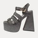 thumbnail image 2 of Sandalia Plataforma Gris Vía Franca, 2 of 6