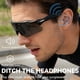 thumbnail image 5 of Gafas de sol Bluetooth Zigtik GG05 UV400 polarizadas, reproducción de 5-6 h, 5 of 9