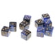 thumbnail image 2 of Juego De Dados Digitales D6 De Seis Caras De 10 Piezas Para Juego De Rol D&D Azul Negro, 2 of 3