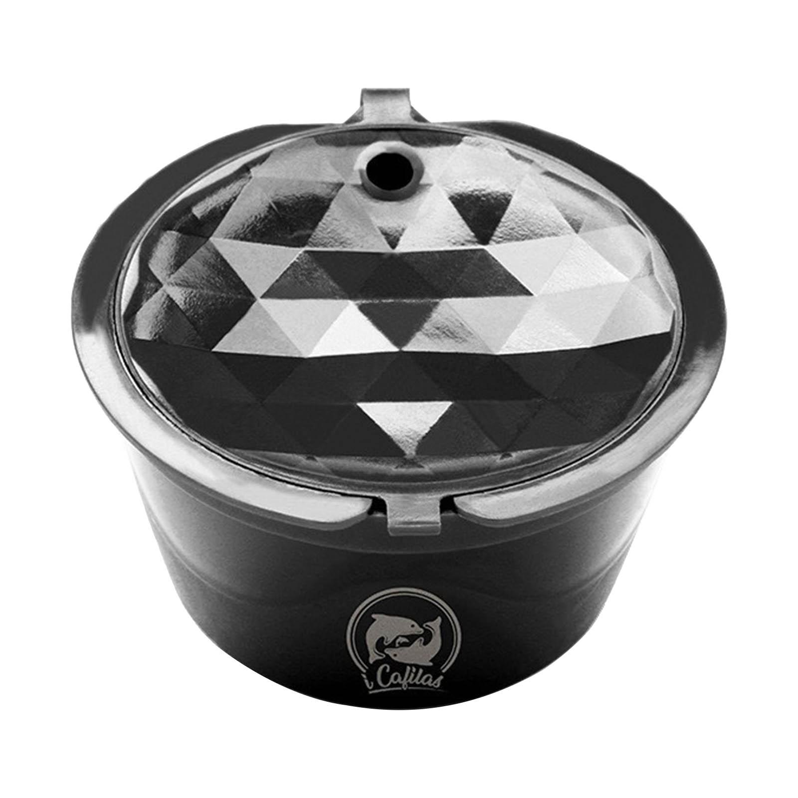 Bothyi - Filtro De Taza De Cápsula De Café, Colador De Malla, Piezas De Máquinas De Espresso De Repuesto, Negro