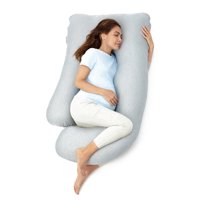 Momcozy - Almohada De Embarazo Forma De U Tela Refrescante
