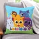 thumbnail image 1 of Funda de Almohada Desmarcar Bolofofos Terciopelo 50x50cm, 1 of 6