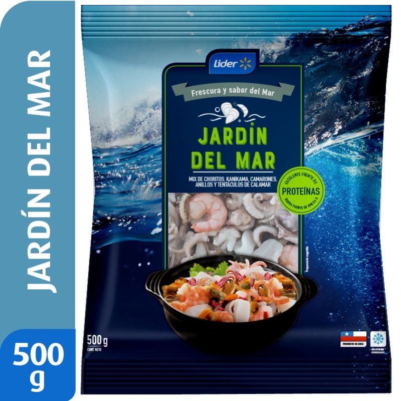 Surtido De Mariscos Jardín Del Mar 500 g Lider