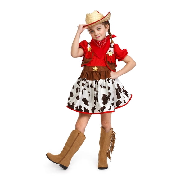 Disfraz de Vaquera del Lejano Oeste para Niñas – Dress Up America
