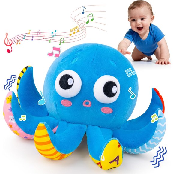 Juguete Pulpo Musical Gateo JoySpark 618M Recargable USB