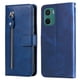 thumbnail image 2 of Funda con Cremallera para Motorola Moto G05, Carcasa Cartera de Cuero PU con Soporte y Tarjetero, 2 of 5