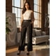 thumbnail image 4 of Pantalón Palazzo Mujer Vestir Tiro Alto con Dos Cinturones - OL416, 4 of 4