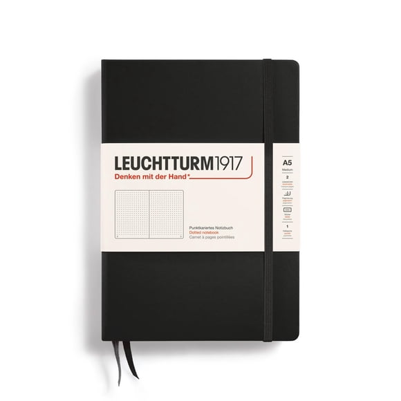 Cuaderno LEUCHTTURM1917, tapa dura, tamaño mediano, A5, 251 páginas
