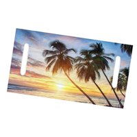 Magideal - Funda Para Asiento De Carrito De Golf Con Estampado De Cocotero, Fácil De Limpiar, Cómoda, Accesorio De Viaje Para Golf, Transpirable Y Práctica Toall Atardecer