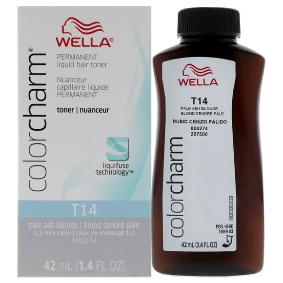 Tónico Wella Color Charm T14 Rubio Ceniza Pálido 42ml Unisex