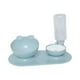 thumbnail image 4 of Juego De Cuencos De Comida Y Agua Para Gatos Comedero Elevado De 15° Para Gatos Perros Pequeños Gatito Azul, 4 of 5