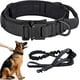 thumbnail image 1 of Collar Táctico con Correa Talla L Negro Perro Mascotas, 1 of 3