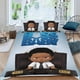 thumbnail image 2 of Jefe Bebé África Niño Conjunto de sábanas temático, trío de piezas, cómodo y amigable con la piel, diseño único, regalo de decoración para el hogar para familiares, amigos y fans,135cm *200cm, 2 of 6