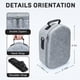 thumbnail image 4 of Estuche de transporte para Quest 2, bolsa rígida para accesorios Quest 2, auriculares VR con correa Elite y controladores táctiles, otros accesorios VR, diseño portátil para viajes y almacenamiento en, 4 of 7
