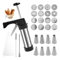 Genérica - Máquina Para Churros Tradicionales Y Rellenos - 8 Boquillas