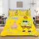 thumbnail image 1 of Gliding Sponge Duvet Quilt Covers Pillow Case Bedding Sets3-Piece Bedding Set (1 Duvet Cover + 2 Pillow Shams), 1 of 3
