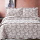 thumbnail image 5 of Quilt Con Piecera Reversible Helechos Ocre 2 Plazas, 5 of 5