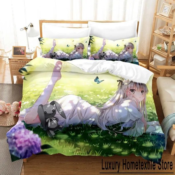 Sexy Yosuga No Sora Bedding Set Bed Set Adult Kid Bedroom Duvet cover Sets Bed Sheet Set Bed Sheets