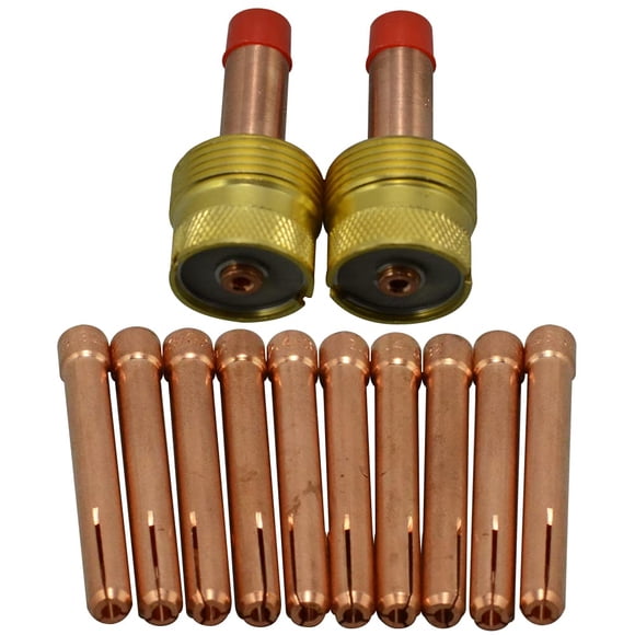 Kit de lentes de gas para antorcha de soldadura TIG RIVERWELD 45V116 10N23 1.6 mm