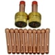 thumbnail image 1 of Kit de lentes de gas para antorcha de soldadura TIG RIVERWELD 45V116 10N23 1.6 mm, 1 of 5