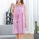 thumbnail image 1 of 1pc Quick-Drying Cartoon Bathrobe with Thick Straps - Absorbent Microfiber Spa Wrap Towel for Home and Bathroom, 1 of 5