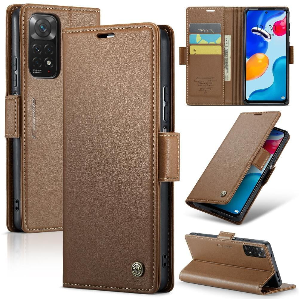 Caseme Tipo Cartera Xiaomi Redmi Note 11 4g/note 11s Con Cierre Magnético, Rfid, Tarjetero, Soporte, Carga Inalámbrica