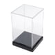 thumbnail image 3 of Caja de exhibición de acrílico transparente Base negra contenedor multipropósito a prueba de polvo para recuerdos cosméticos modelo coleccionables 20cmx20cmx30cm, 3 of 5