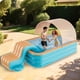 thumbnail image 3 of Centro de Juegos Acuático Infantil, Piscina Inflable con Tobogán y Techo, 3 of 8