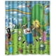 thumbnail image 1 of Cortina de ducha Cortoon Paradise, juego de cortinas de baño con ganchos, tamaño 36 x 72 pulgadas, 1 of 3