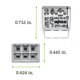 thumbnail image 4 of Conector de empalme WAGO 2773-406 Wall-Nuts PUSHWIRE de 6 conductores, 4 of 5