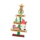 thumbnail image 3 of Decoración De Mesa Navideña Habitación Casa De Campo Vacaciones Árbol De Navidad De Madera Decoración Anciano Sin Rostro, 3 of 5