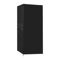 Bothyi - Funda Protectora Para Frigorífico Exterior, Color Negro, Para Jardín, Césped Y Hogar, 92 X 77 X 183 Cm.