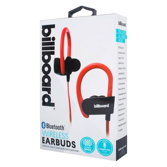 Audífonos Bluetooth Rojos