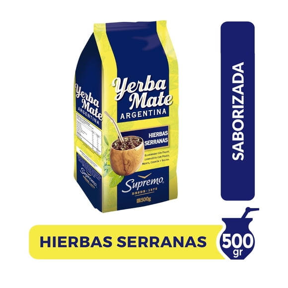 Yerba Mate Argentina Serrana, 500 g