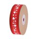 thumbnail image 1 of En Forma De Corazón 1 "x 20 Love Ribbon Red Wrapping Printed DIY Decoration Hair, 1 of 5