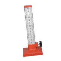 Ioensy - Regla De Nivelación De Baldosas De 0 A 160 Mm, Fácil De Leer, Para Marcar Baldosas En Carpintería, Color Rojo