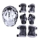 thumbnail image 5 of 7 piezas ni?os bicicleta patinaje sobre ruedas rodillera codo mu?ecas conjunto gris, 5 of 5