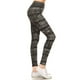 thumbnail image 2 of Saronite Leggings de Yoga de Spandex con Cintura Gruesa y Estampado Desgastado (para Mujer), 2 of 2