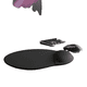 thumbnail image 1 of Mouse Pad Gel Apoya Muñeca Ergonomico Antideslizante Negro, 1 of 3