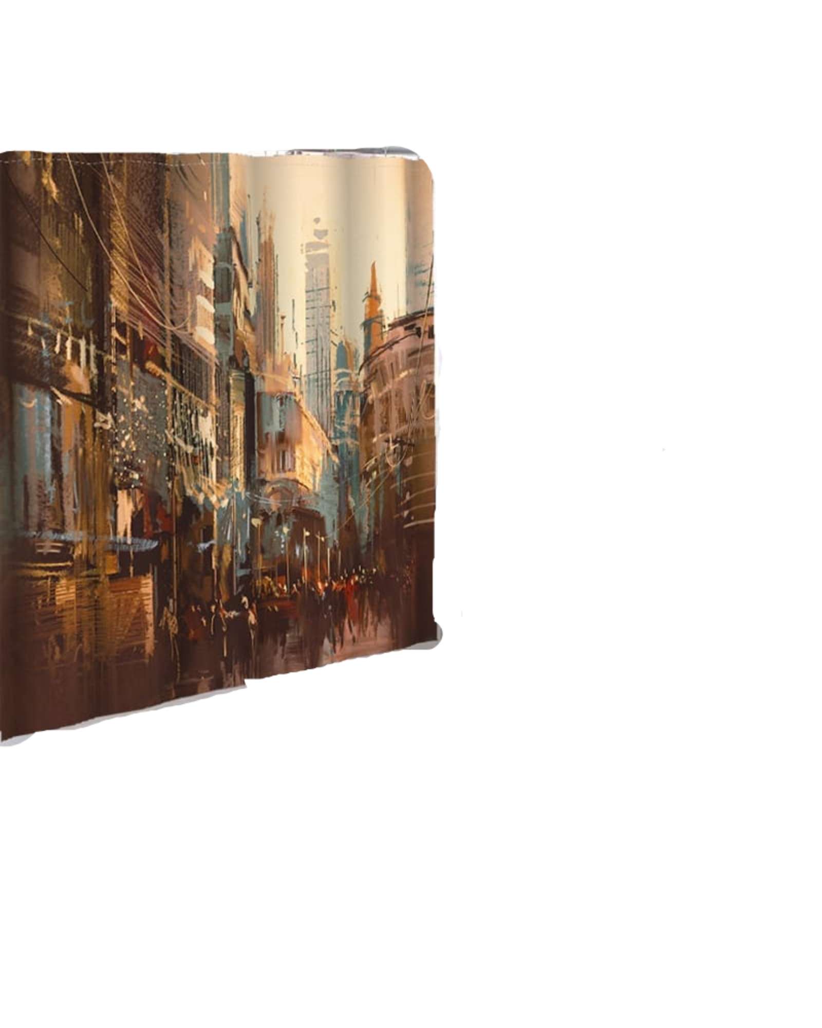 Genérico - Cortina Para Baño Con Forro De Ducha 180 Cm L52